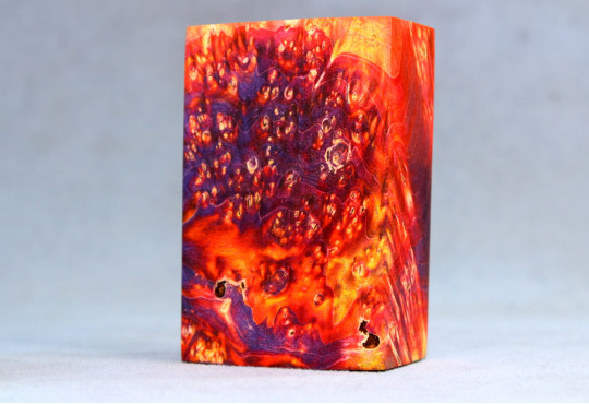 Stabilized Maple Burl Wood Mod Block